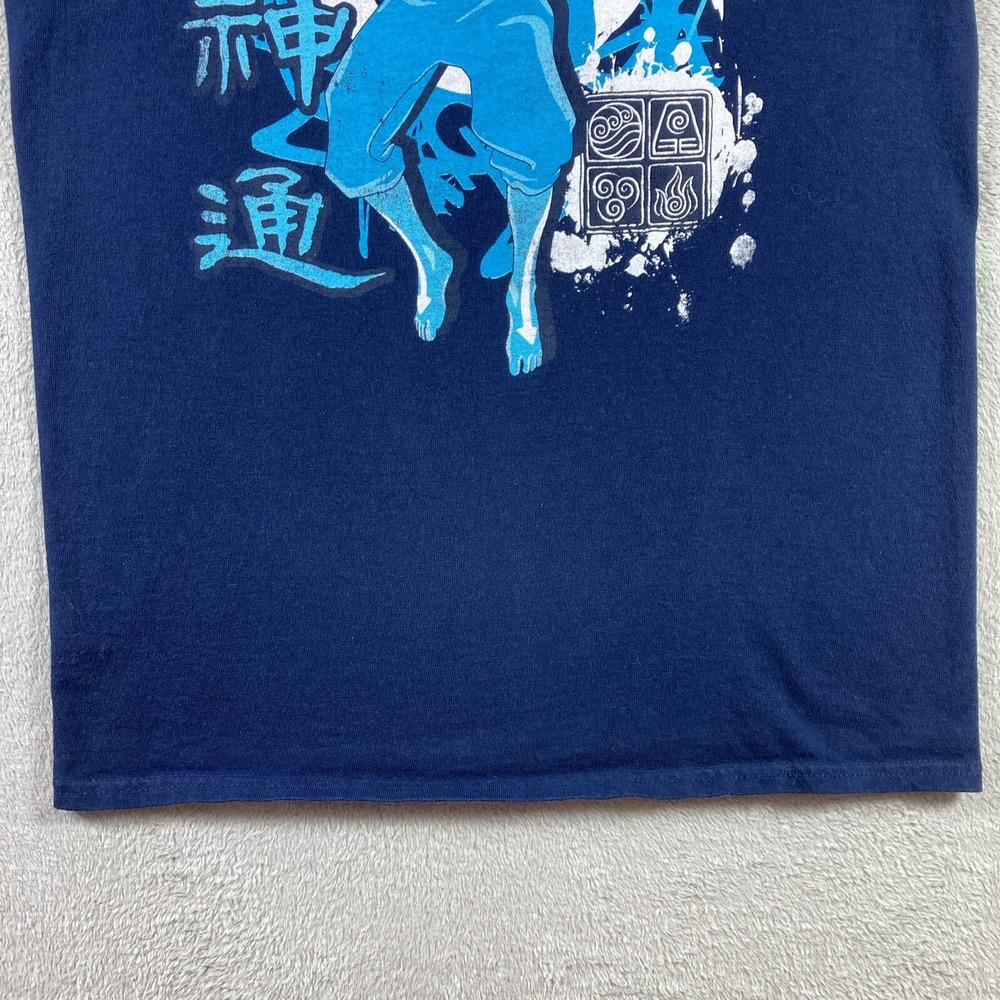 Avatar The Last Airbender Shirt Adult Small Blue Nickelodeon Graphic Tee - Picture 4 of 12